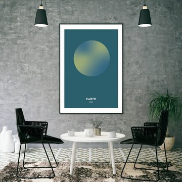 MOTIVISSO Poster Planeten - Erde - Earth