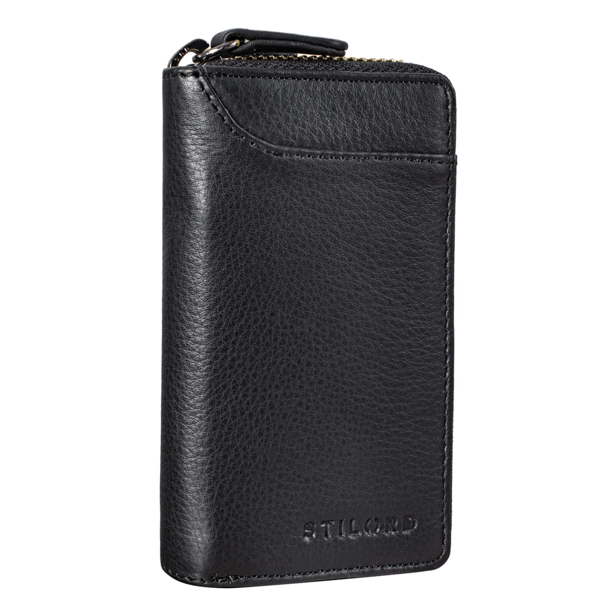 STILORD Schlüsseltasche "Devin" Schlüsseletui klein Leder