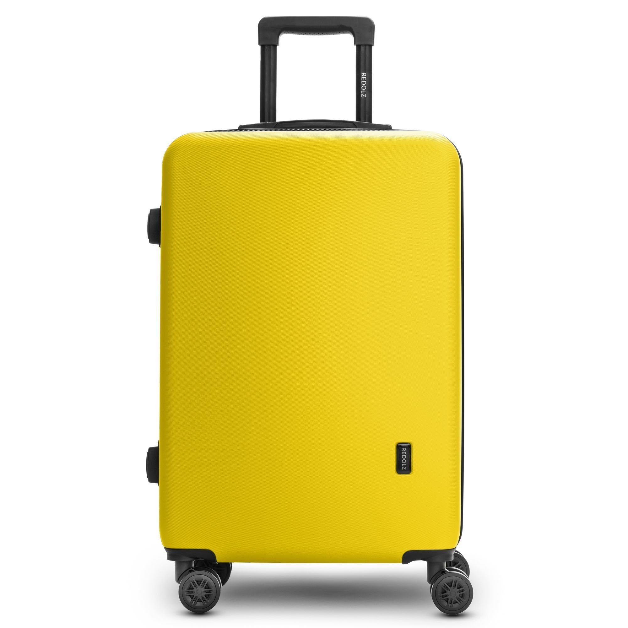 Redolz Hartschalen-Trolley Essentials 09, 4 Rollen, ABS yellow 2