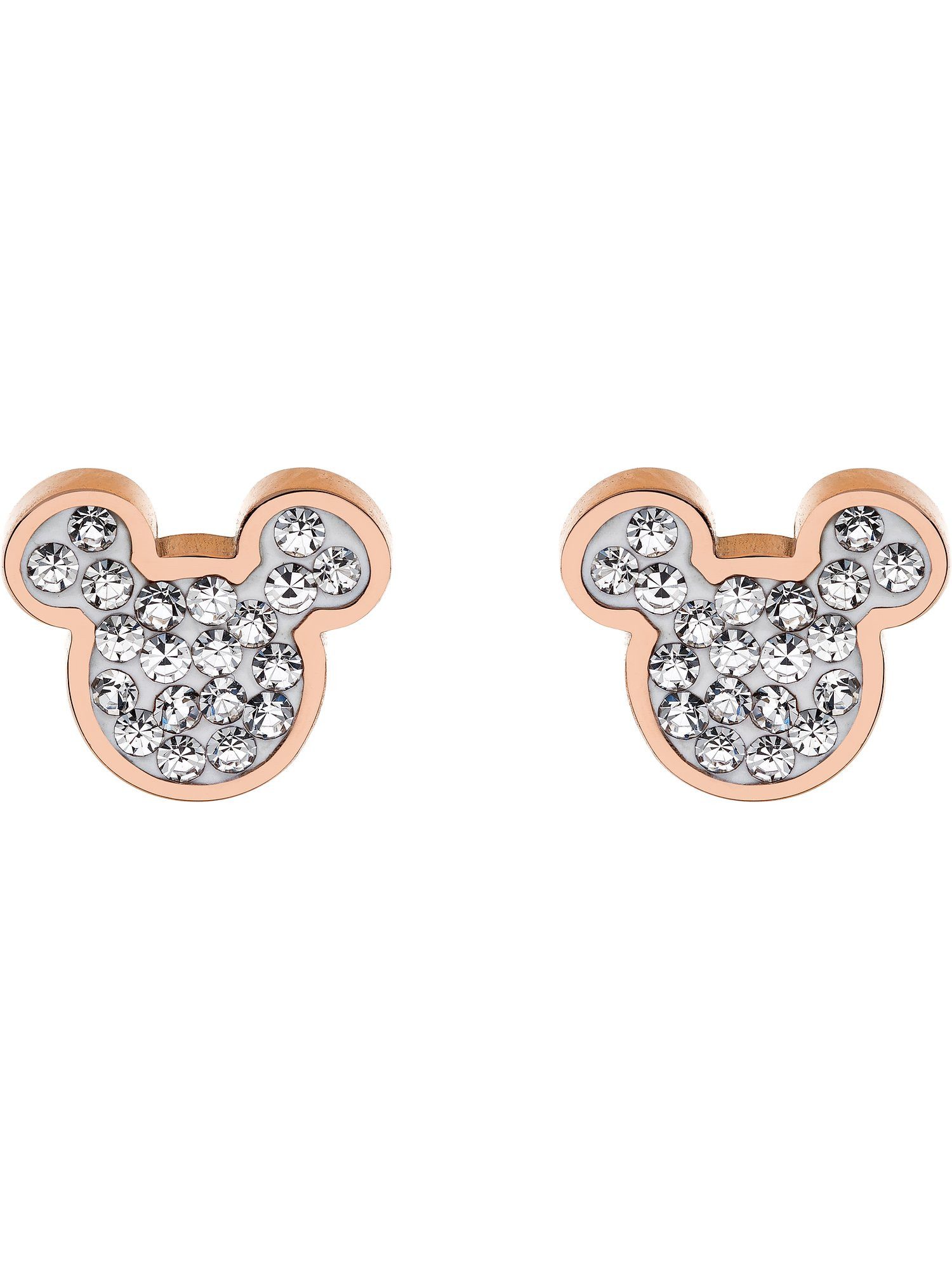 DISNEY Jewelry Paar Ohrstecker Disney Mädchen-Ohrstecker Edelstahl Kristall