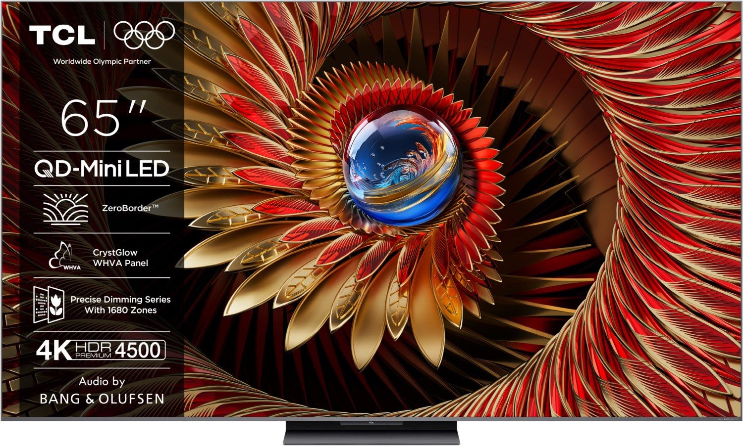 TCL 65C89K Mini-LED-Fernseher (65.0 Zoll, 4K Ultra HD, Smart TV, Sound System von Bang & Olufsen)