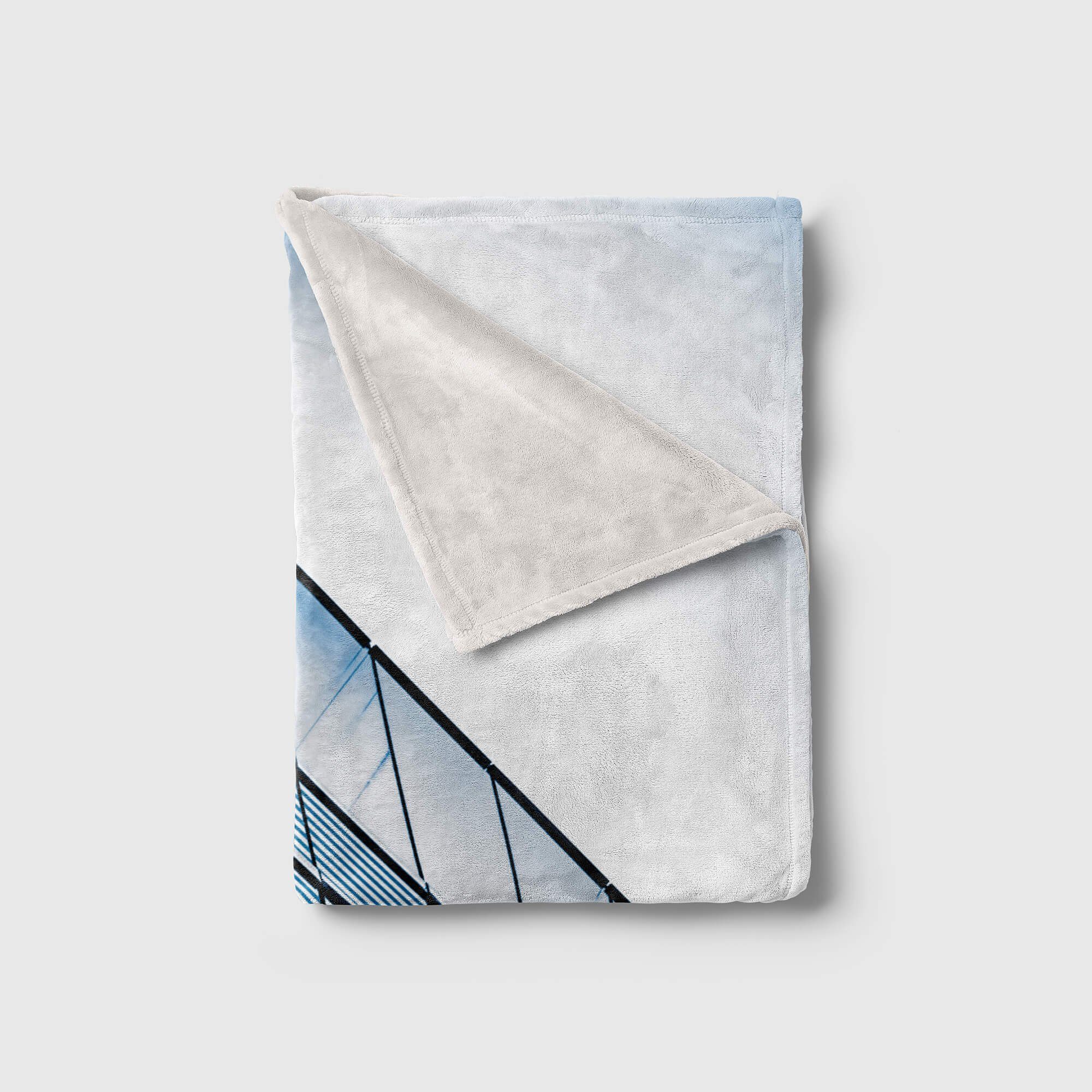 Sinus Art Handtücher Handtuch mit Strandhandtuch Kuscheldecke Kunstv, (1-St), Handtuch Baumwolle-Polyester-Mix Architektur Saunatuch Fotomotiv