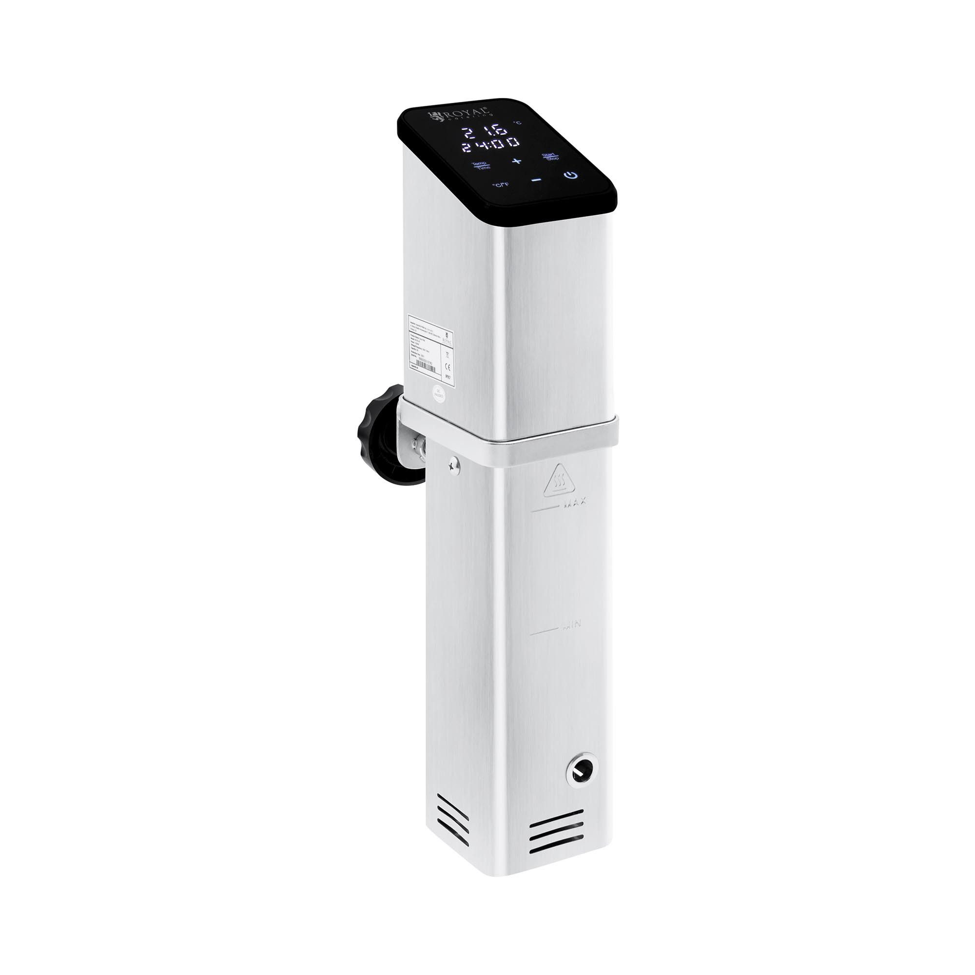 Royal Catering Sous-Vide Garer 30 L Sous-Vide-Stick Sous-Vide-Stab Sous-Vide-Präzisionskocher 1.500 W