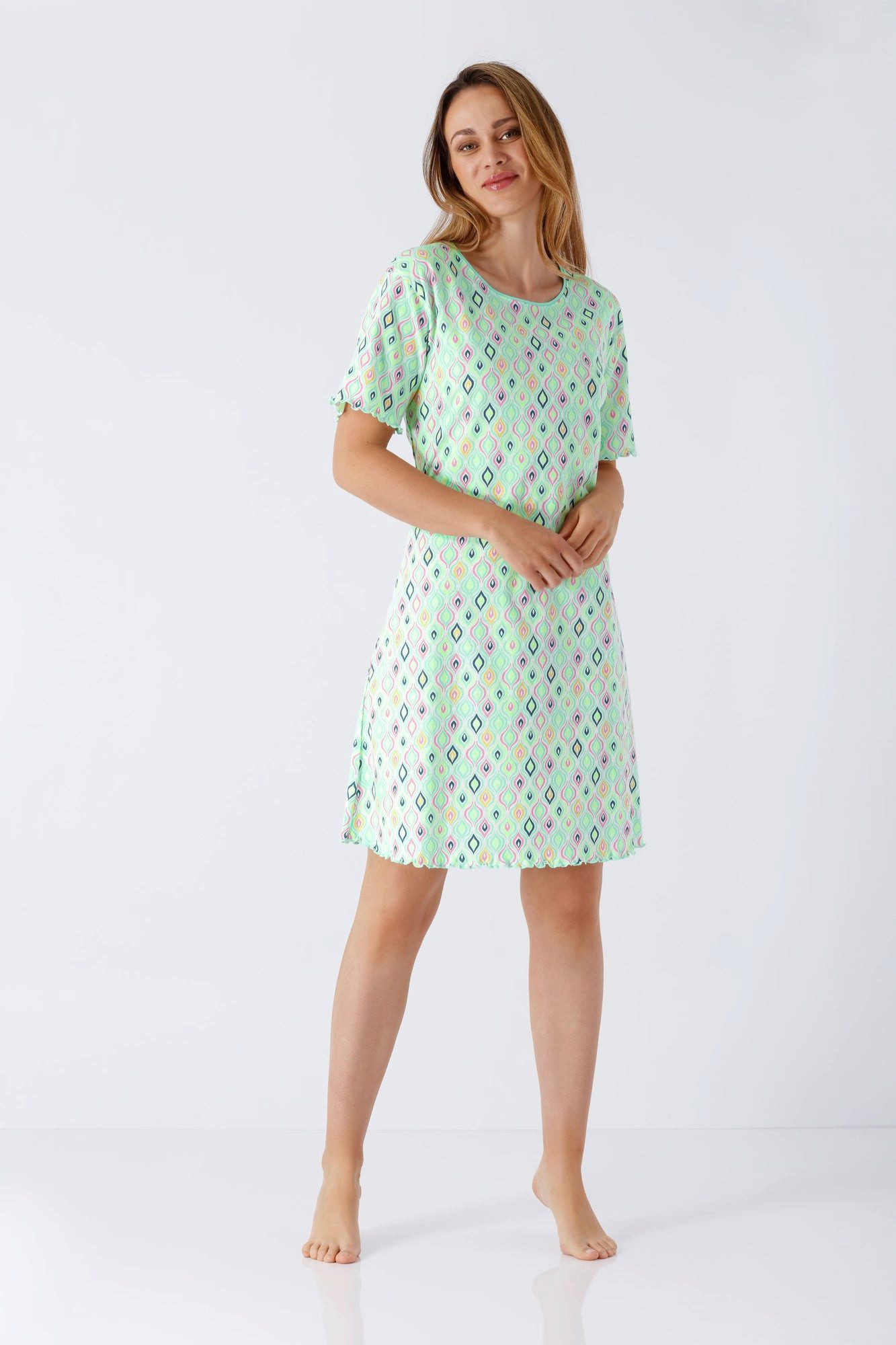 Hajo Sleepshirt Damen Sleepshirt Premium Cotton