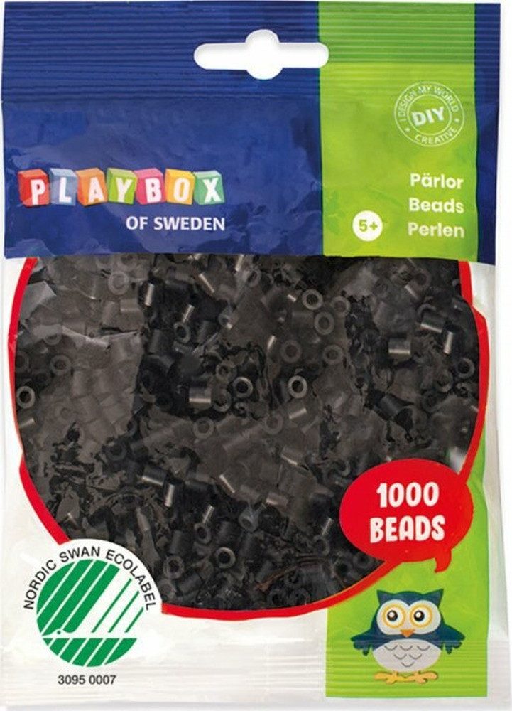 Playbox Bügelperlen PLAYBOX Bügelperlen - Schwarz 1000Stück