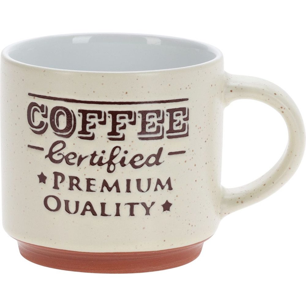 Koopmann Tasse 6er Set Kaffeebecher - mit Sprüchen - ca. 260 ml, 6-tlg.