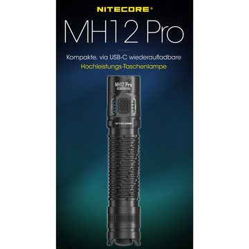 Nitecore LED Taschenlampe MH12 Pro LED Taschenlampe 3300 Lumen