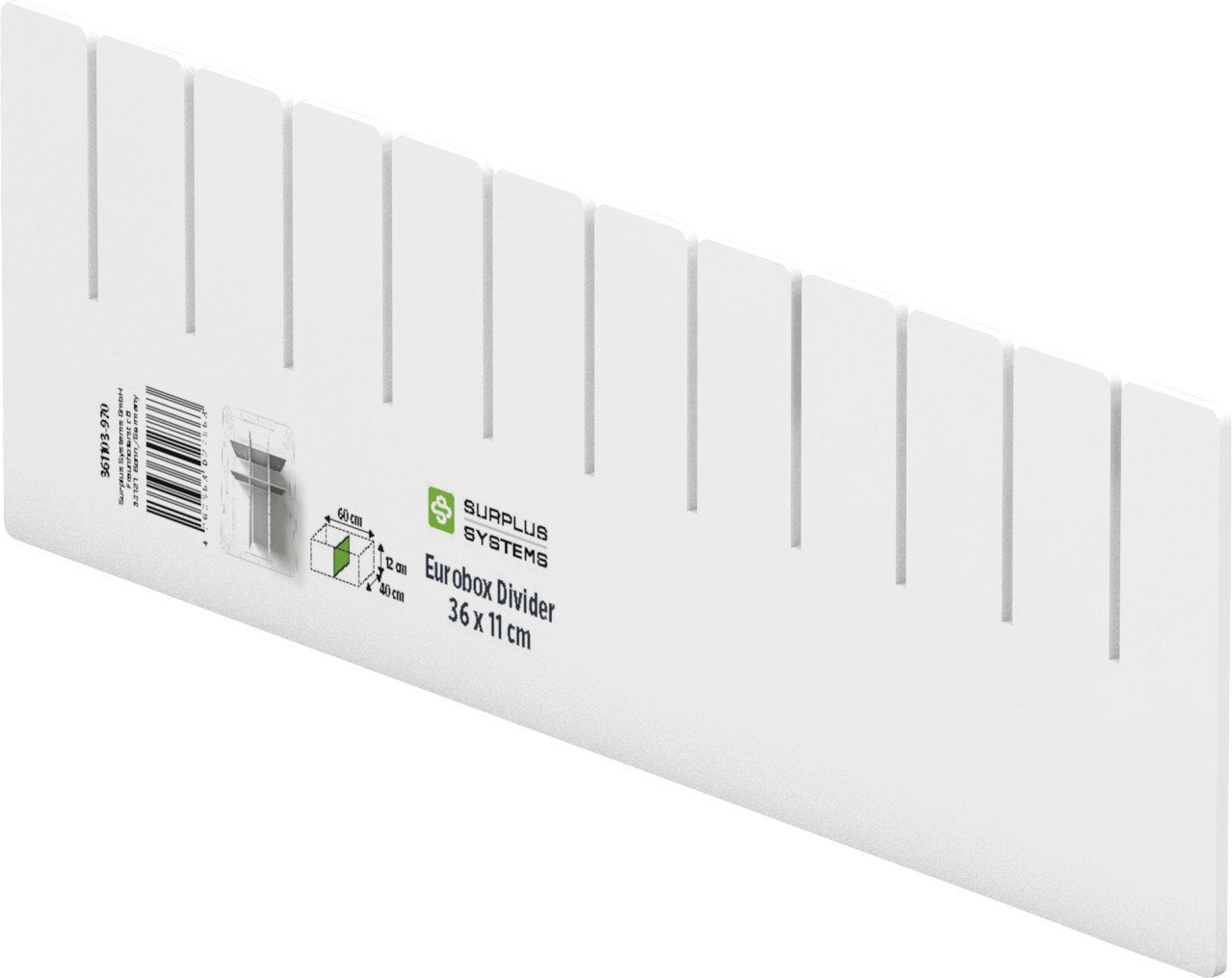 SURPLUS Aufbewahrungsbox Surplus Systems Abtrenner für Eurobox 36 x 11 cm