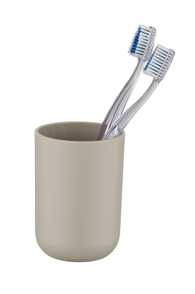 WENKO Badaccessoire-Set WENKO Zahnputzbecher Brasil Taupe günstig online kaufen
