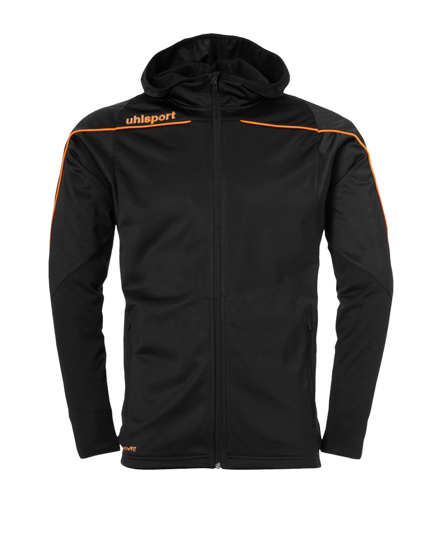 uhlsport Sweatjacke Stream 22 Kapuzenjacke SchwarzOrange