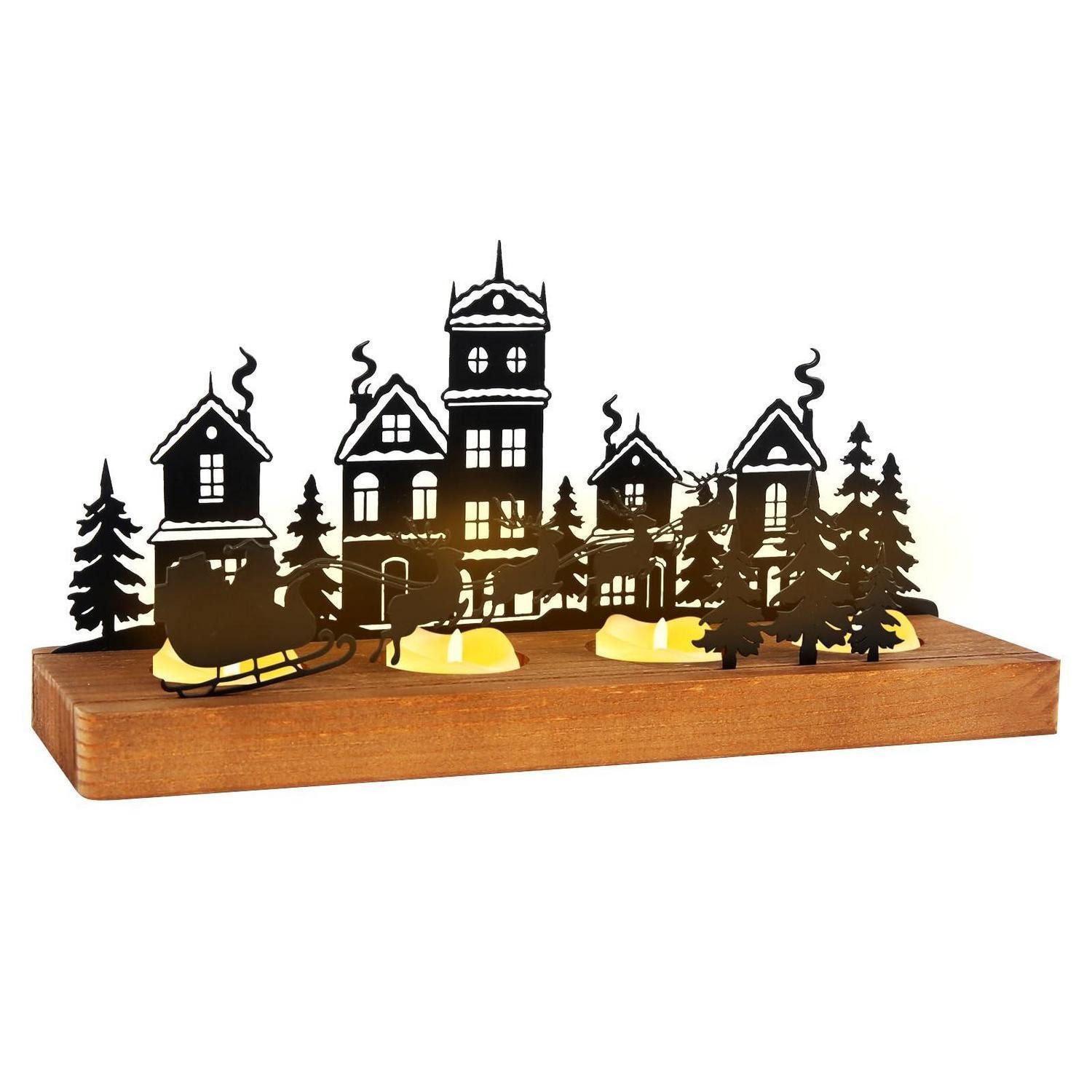 LuxusKollektion Adventsleuchter Adventskranz Kerzenhalter Weihnachten (1 St)