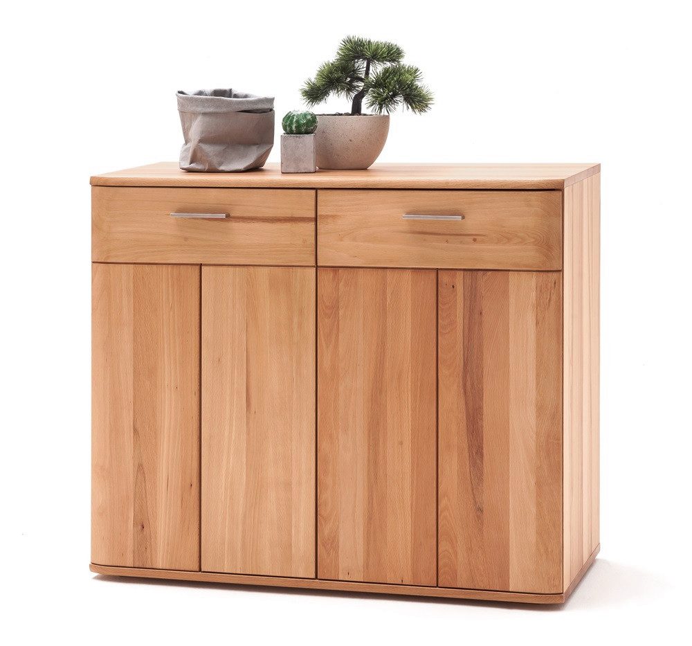 Sideboard Kommode Vedura, Kernbuche massiv