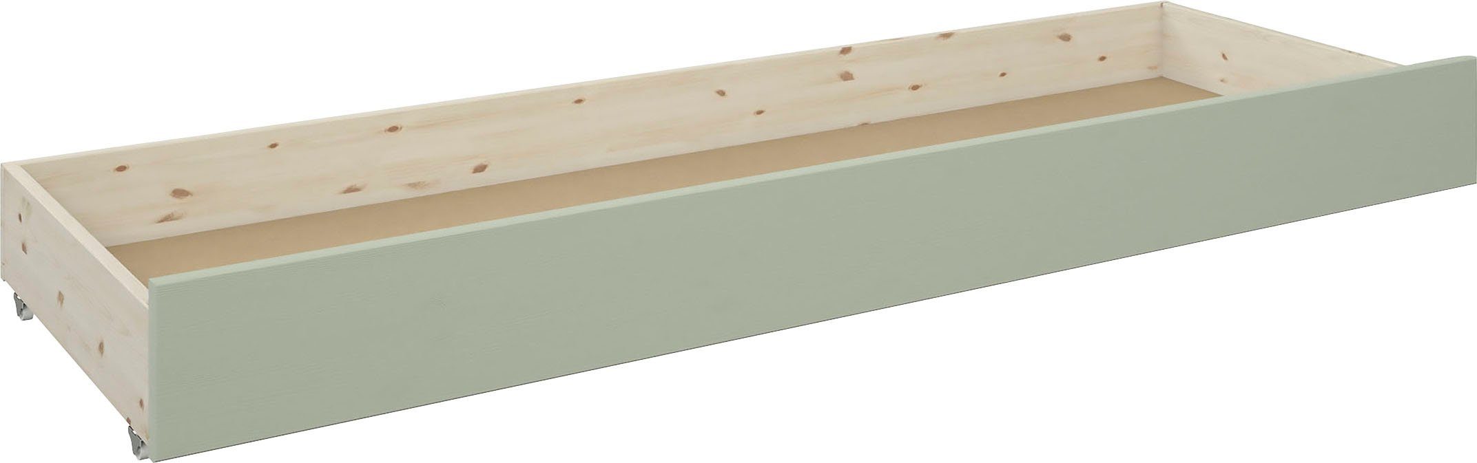 Lüttenhütt Schubkasten "ERIK " nur passend zum Daybed "ERIK", massive Kiefer, auf Rollen