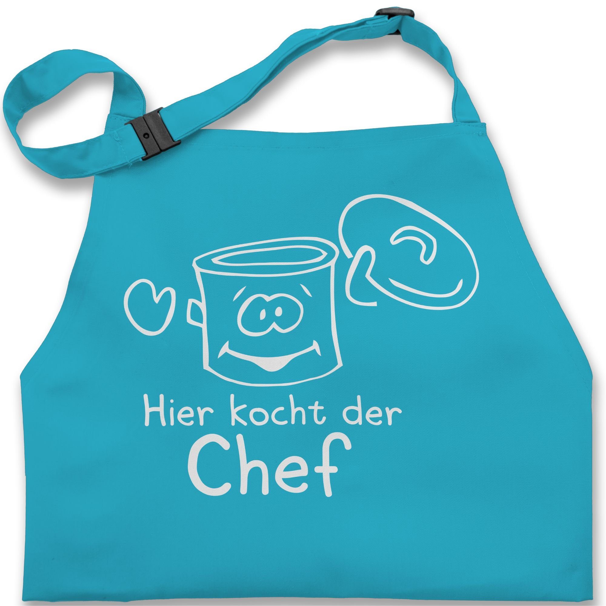 Shirtracer Kochschürze Hier kocht der Chef, (1-tlg), Kochschürze