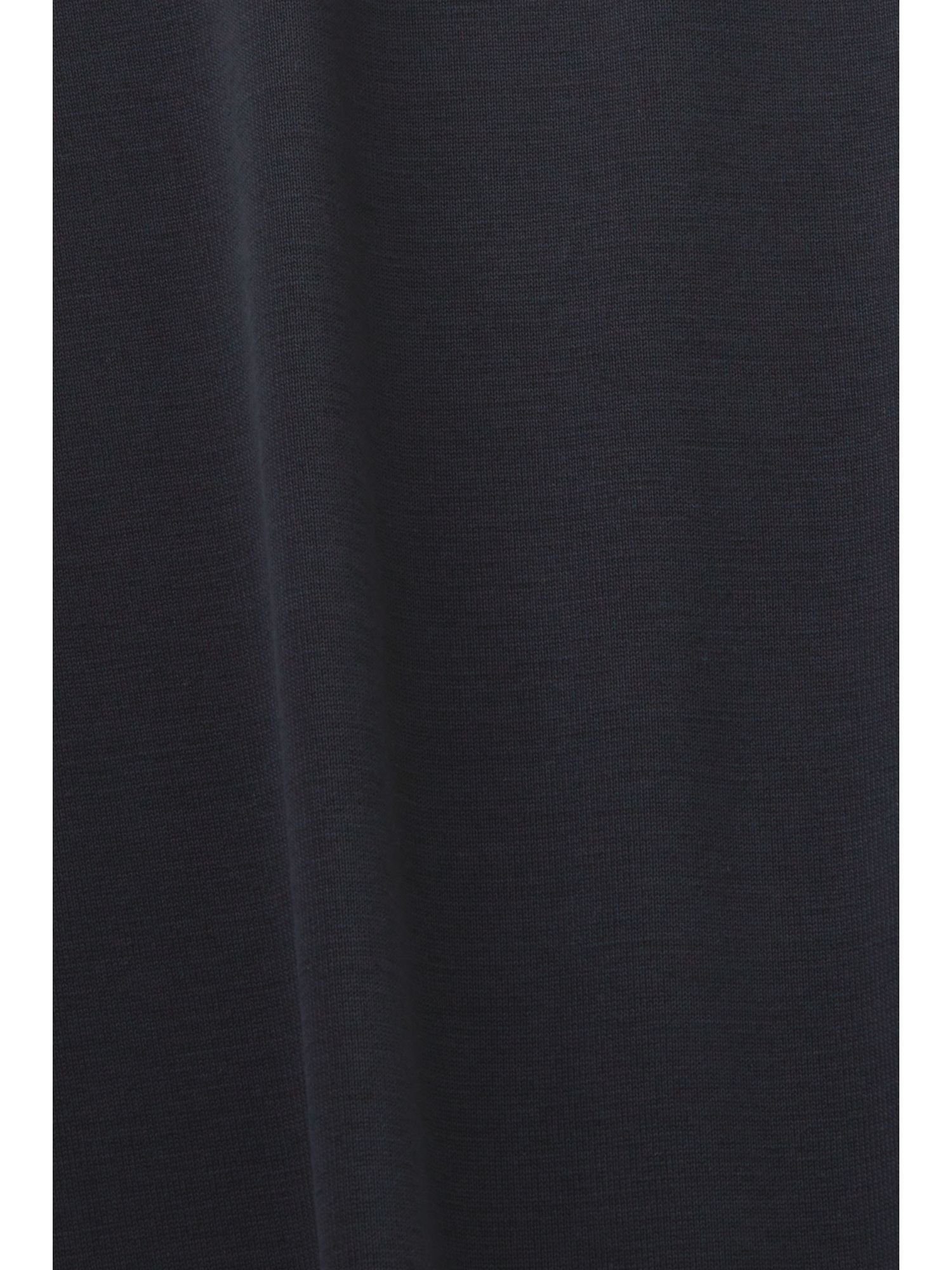 Esprit T-Shirt Unifarbenes T-Shirt (1-tlg) BLACK