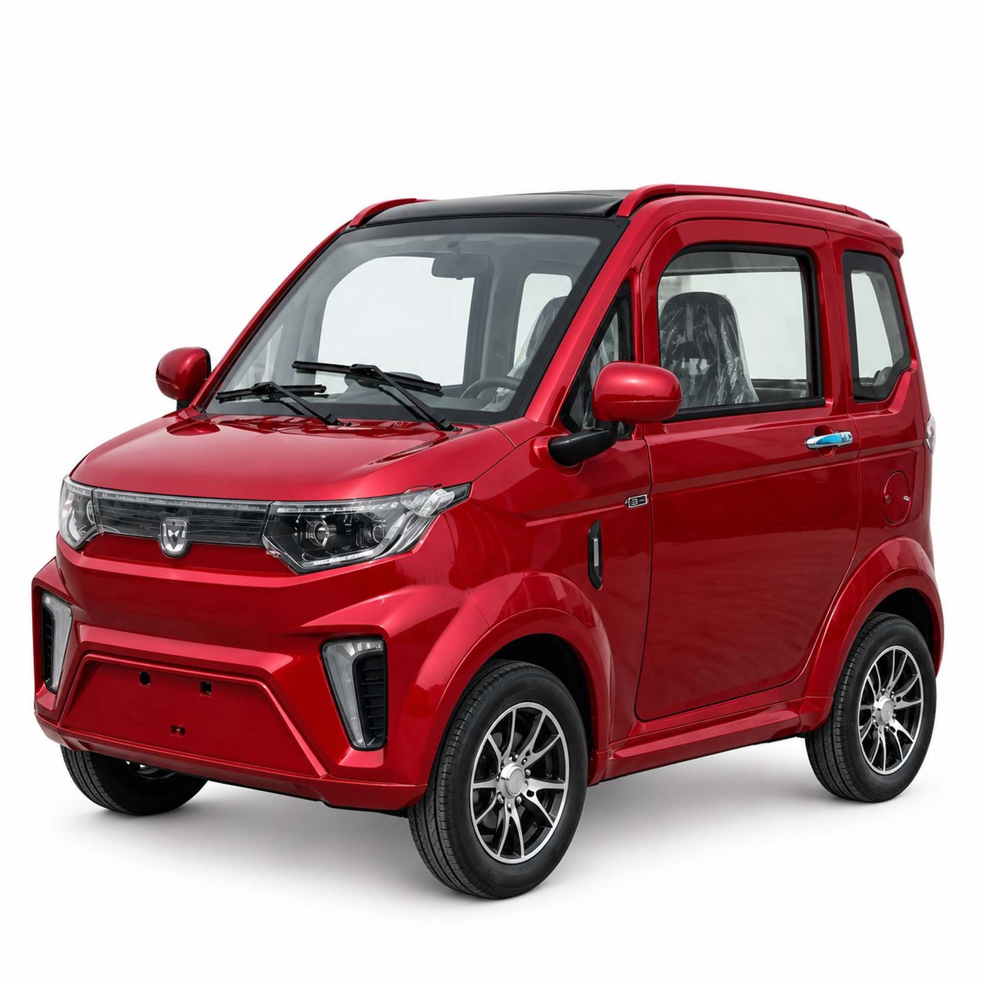 Urban Hopper E-Motorroller Urban Hopper Twin Elektro-Kabinenfahrzeug für 2 Personen, 3000 W, 45 km/h, 45 km/h, 3 kW Motor, LiFePO4-Akku, Heizung und Glasdach
