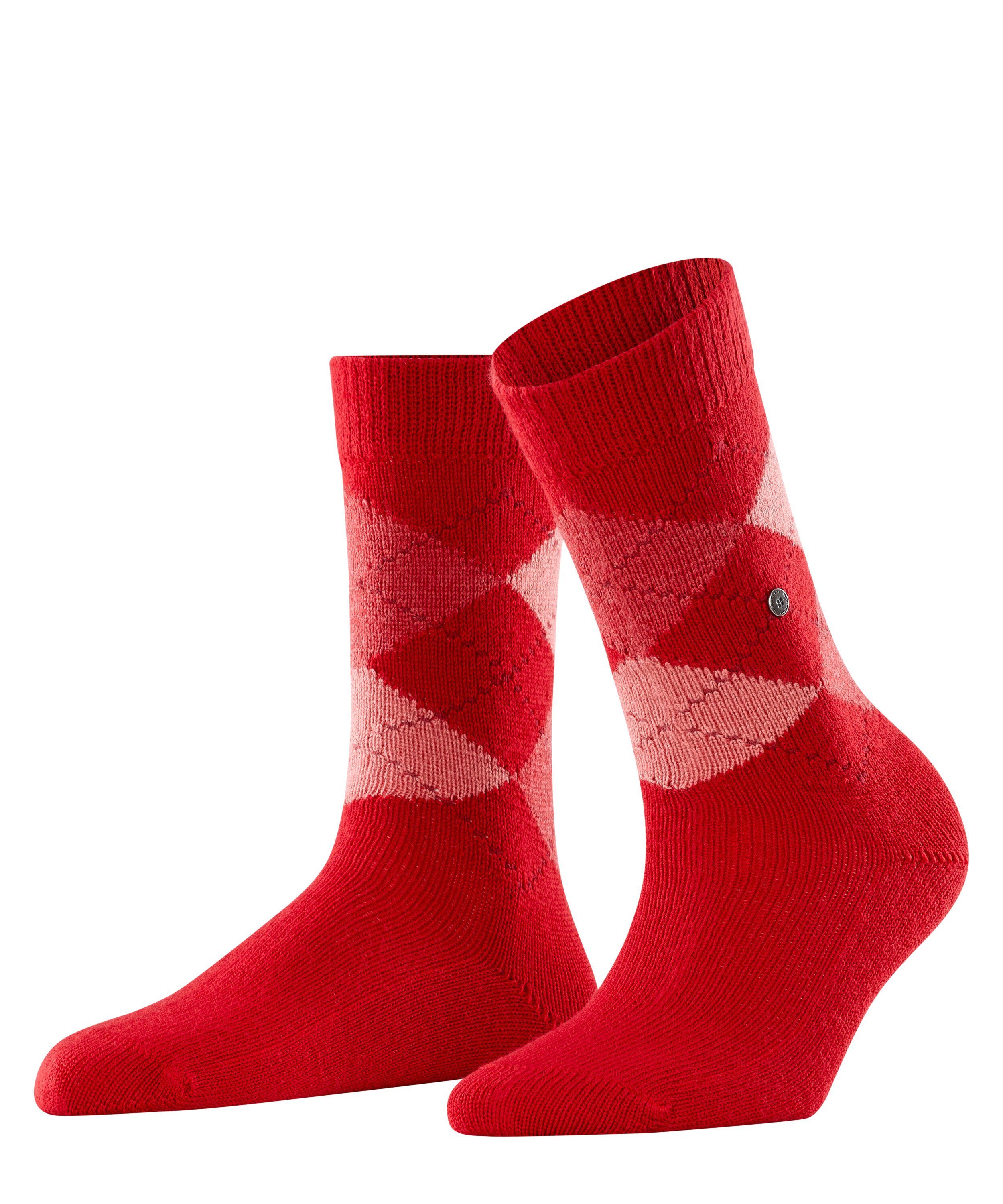 Burlington Socken Whitby (1-Paar) vermillion red (8226) | Wintersocken