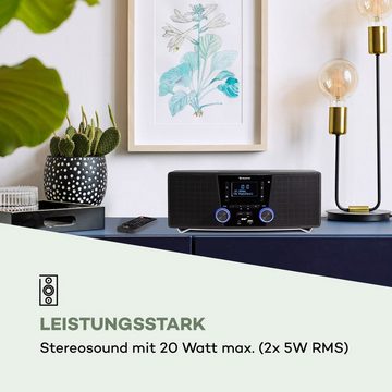 Auna Stockton Stereoanlage (DAB+, UKW-Radio, 20 W)