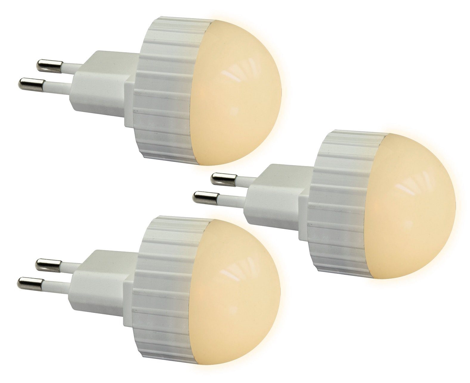 LED Nachtlicht Steckdosenlampe Steckerlicht weiß warm-weiß Trango  TG2607W 