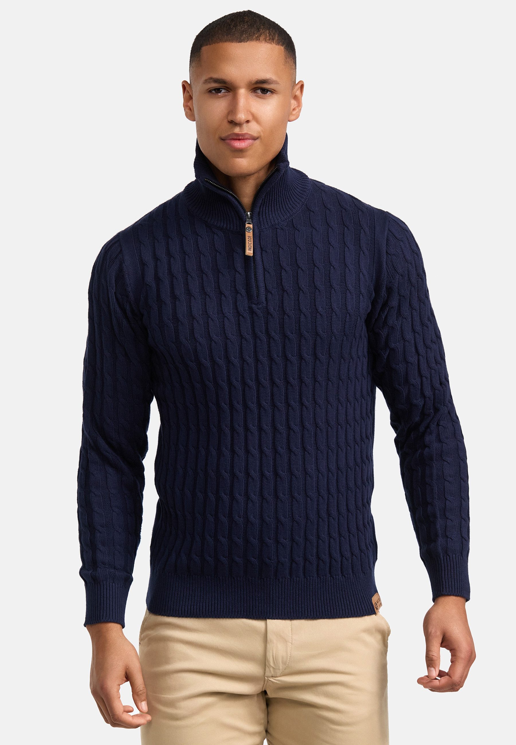 Indicode Strickpullover Herren INHector Pullover Herrenpullover günstig online kaufen