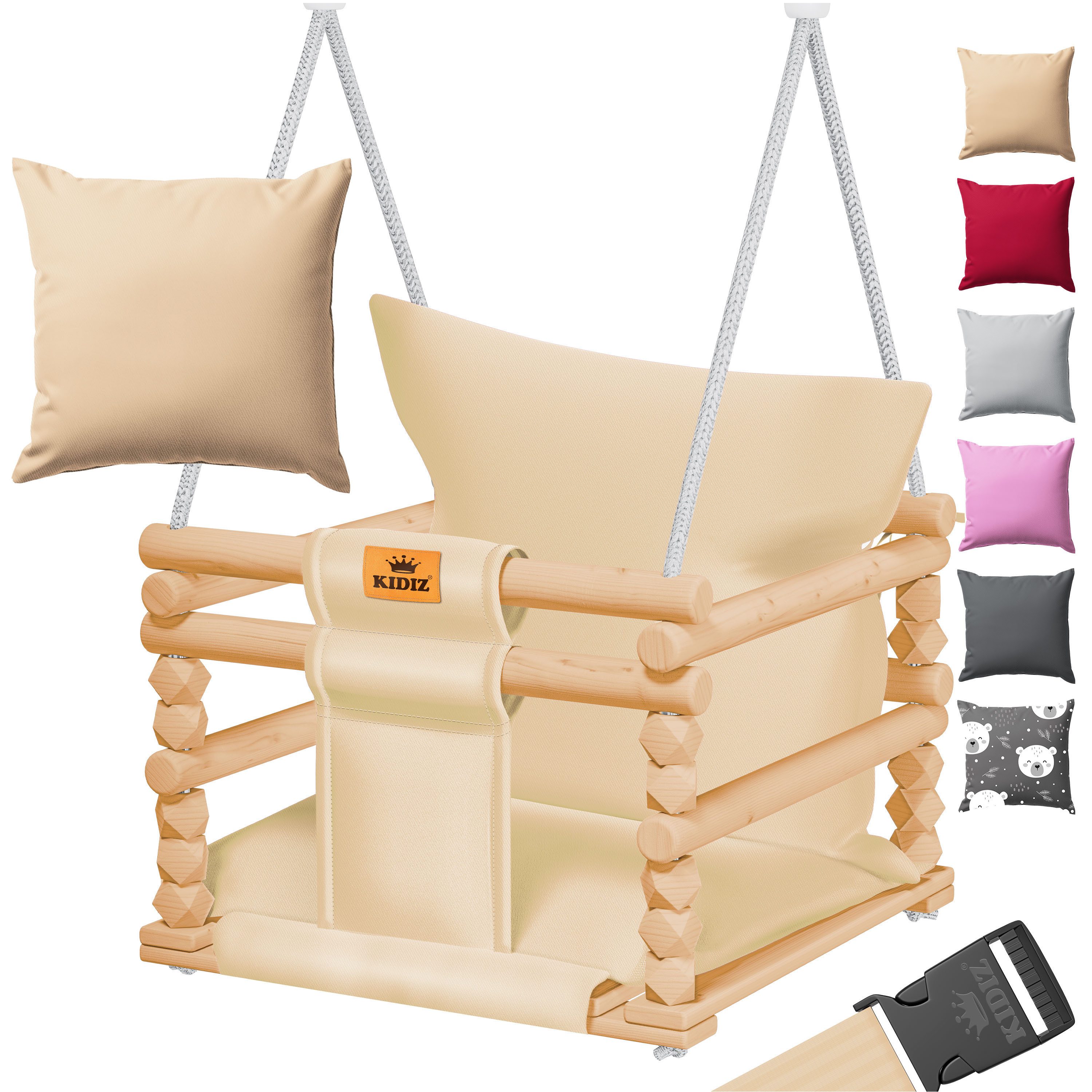 KIDIZ Babyschaukel, Kinderschaukel Schaukelsitz mit Polsterung günstig online kaufen