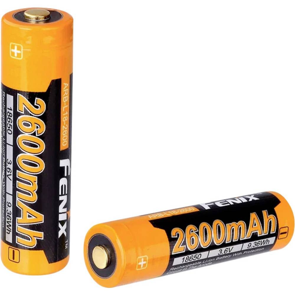 cemon Fenix 18650 Li-Ion-Akku 2500 mAh FENARBL2 Akku, Flat-Top