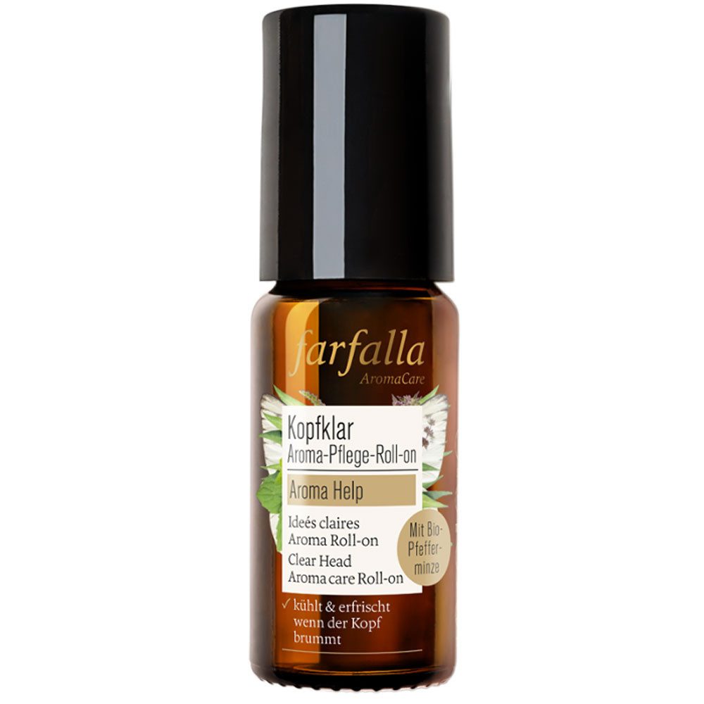 Farfalla Essentials AG Augen-Roll-on Kopfklar Aroma-Pflege-Roll-on Aroma Help, 10 ml