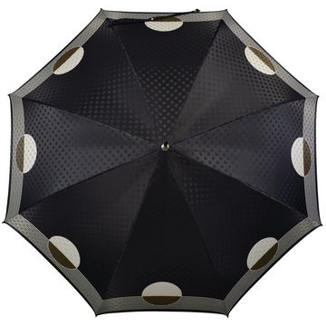doppler MANUFAKTUR Langregenschirm edler, handgearbeiteter Manufaktur-Regenschirm, einzigartige Designs mit Kreise-Muster