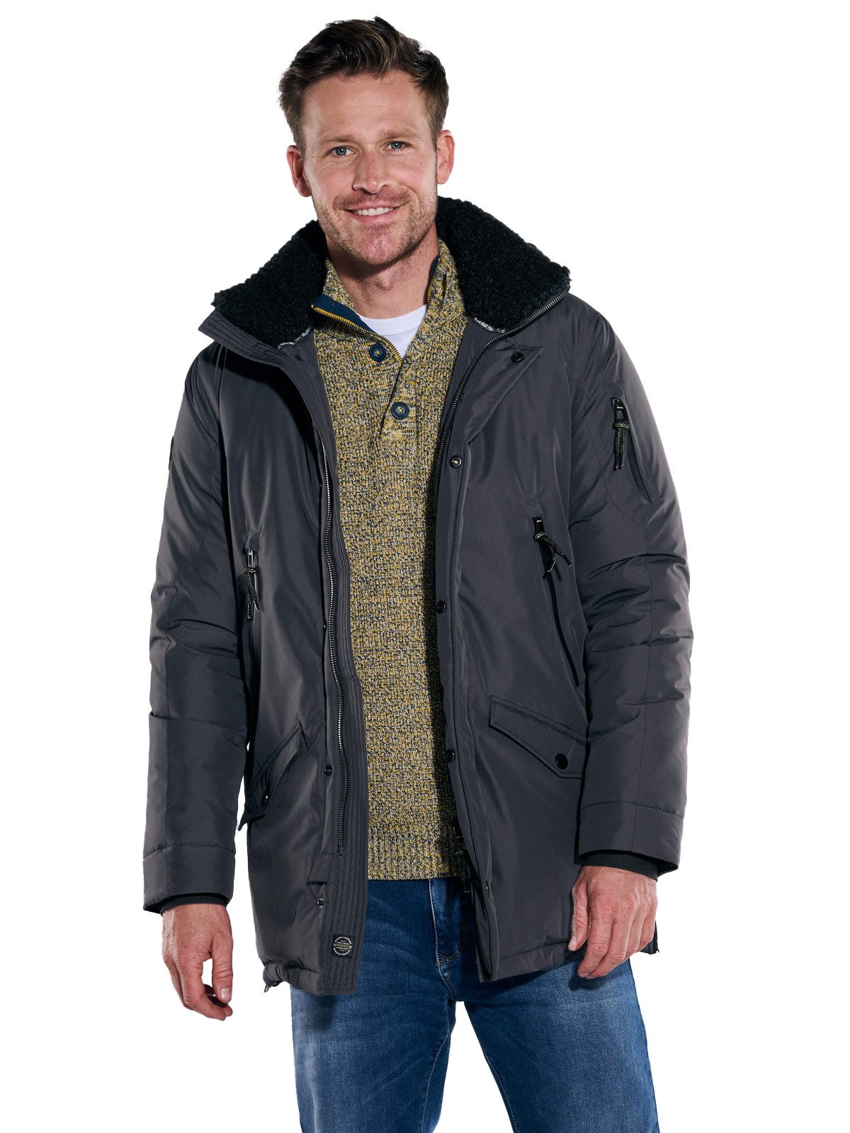 Engbers Langjacke engbers Herren Funktionsjacke mit abnehmbarer Kapuze, Sch günstig online kaufen