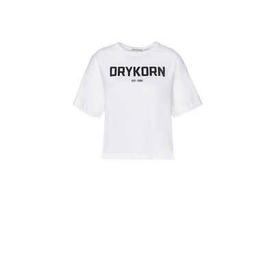 Drykorn T-Shirt weiß (1-tlg)