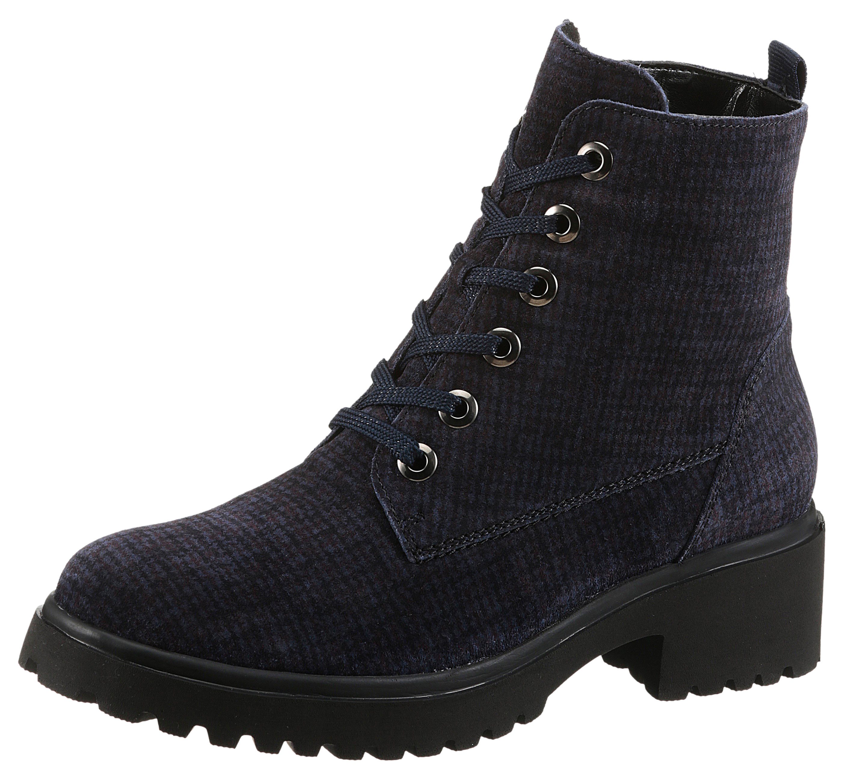 Waldläufer H-LUISE Schnürstiefelette Schnürboots, Profilsohle, Blockabsatz, günstig online kaufen