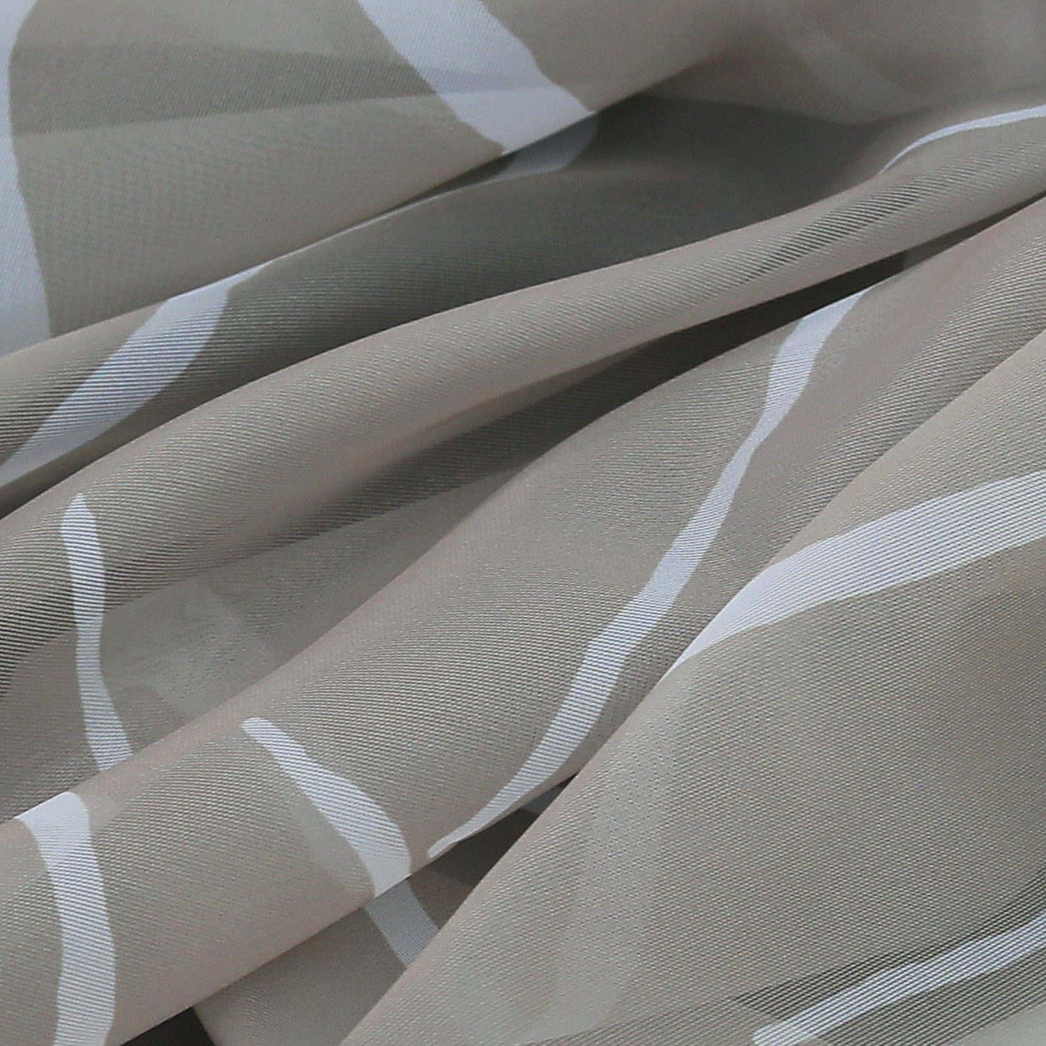 Joyswahl Gardine (1 St), Kräuselband, transparent, Voile mit Äste Muste, Sand