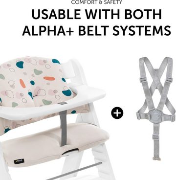 Hauck Kinder-Sitzauflage Select, Jersey Organic, passend für den ALPHA+ Holzhochstuhl und weitere Modelle