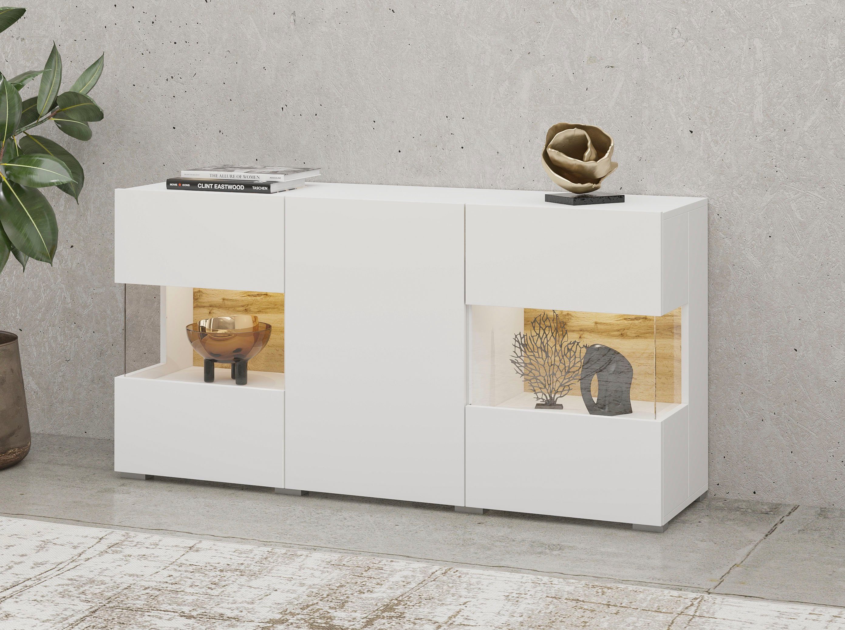 INOSIGN Sideboard Ava, Breite 120 cm, hängend und stehend montierbar, moder günstig online kaufen