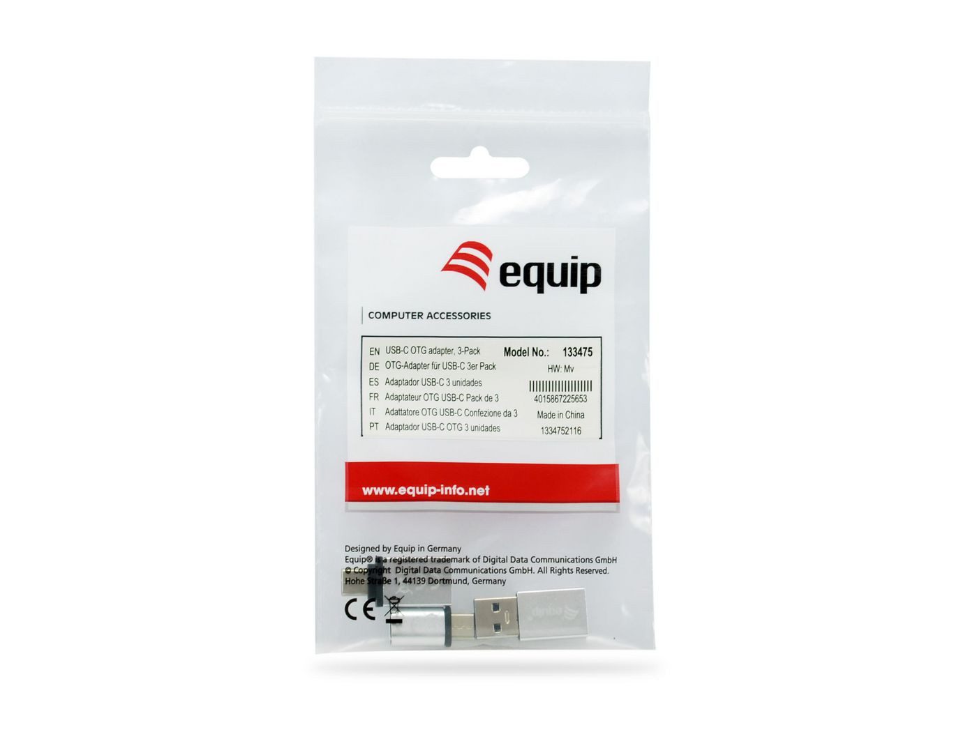 Equip EQUIP Adapter USB/C -> MicroUSB/USB-A,Micro USB->USB-C St/Bu Computer-Kabel