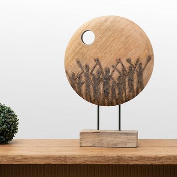 Moritz Skulptur Skulptur Hoffnung 55x39x9cm, Dekoobjekt Holz, Tischdeko, Fensterdeko, Wanddeko, Holzdeko