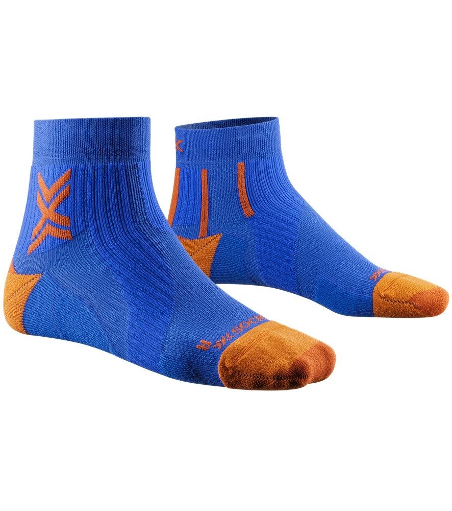 Laufsocken Run Perform Ankle blau/orange Herren - 1 Paar