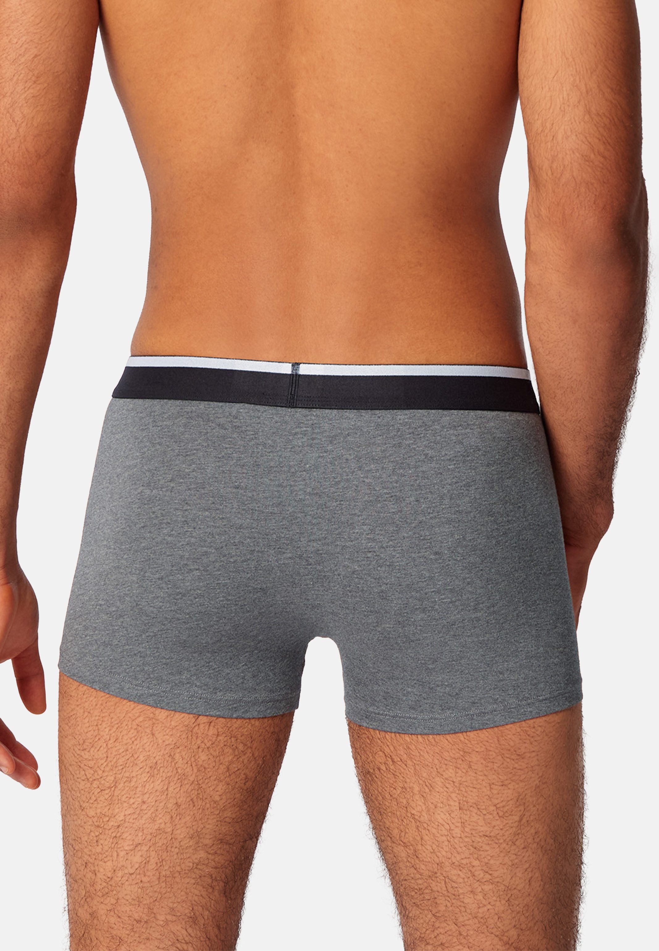 Skiny Retro Boxer 4er Pack Basic (Spar-Set, 4-St) Retro Short / Pant - Baumwolle - ohne Eingriff - Atmungsaktiv