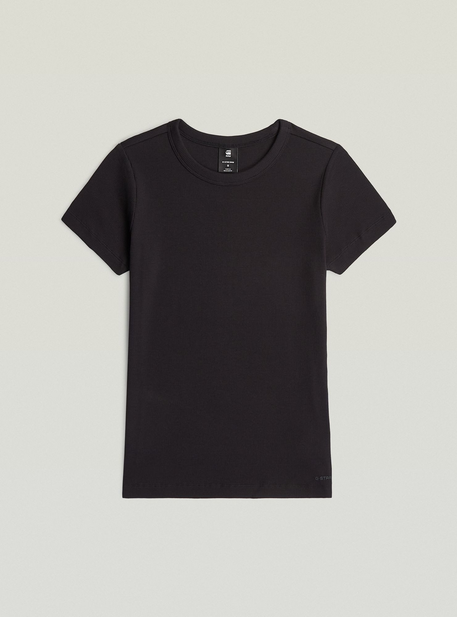 G-STAR T-Shirt Slim Rib T-Shirt – Bild 2 von 5