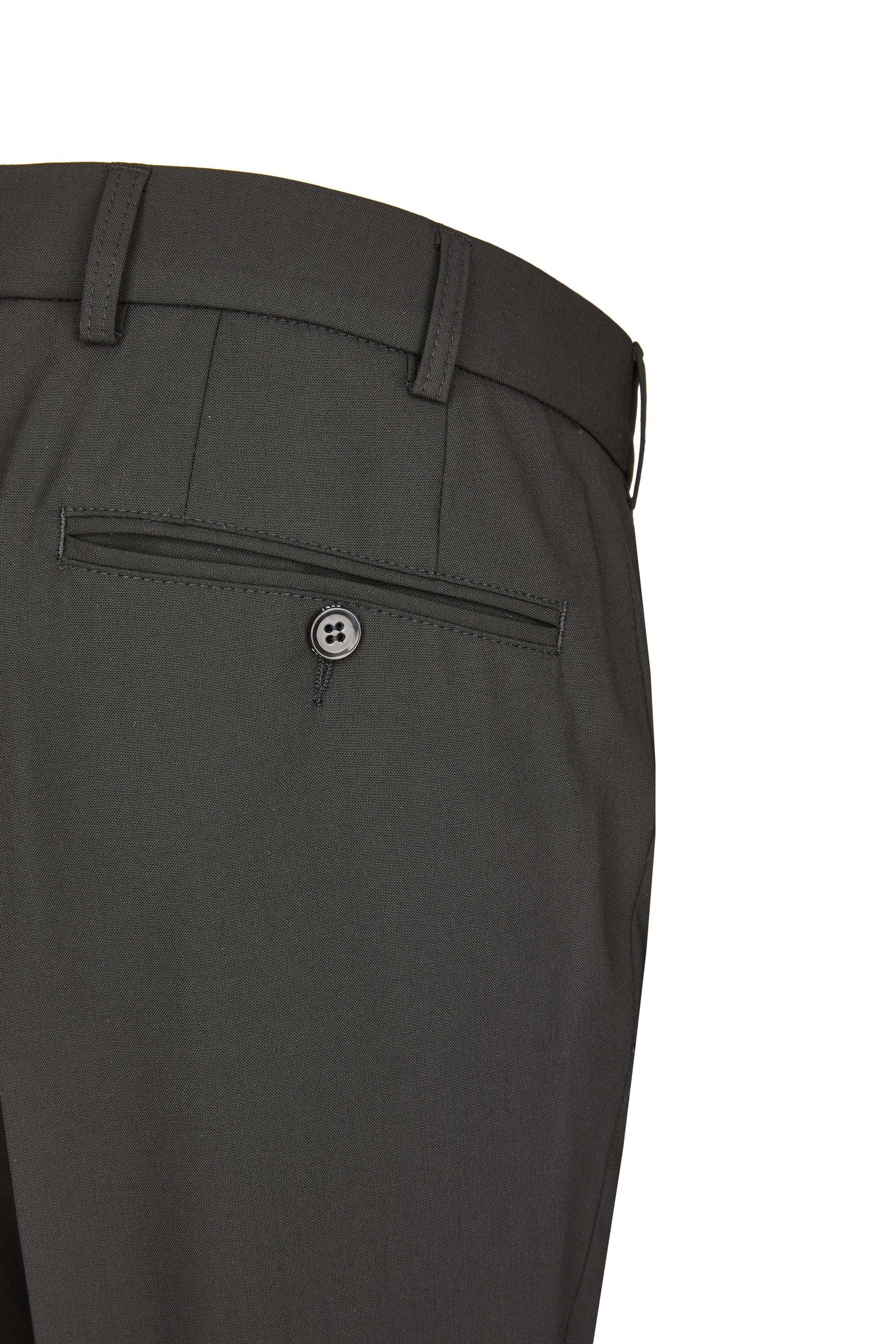 (50) Cool schwarz Perfect Anzughose Businesshose Front Finish Sommer Herren Fit Flat 26 Stoffhose aubi aubi: Modell