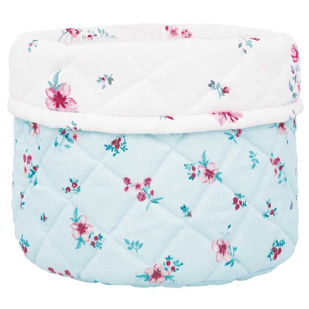 Greengate Brotkorb Greengate Brotkorb SILA PALE BLUE Blau mit Blumen