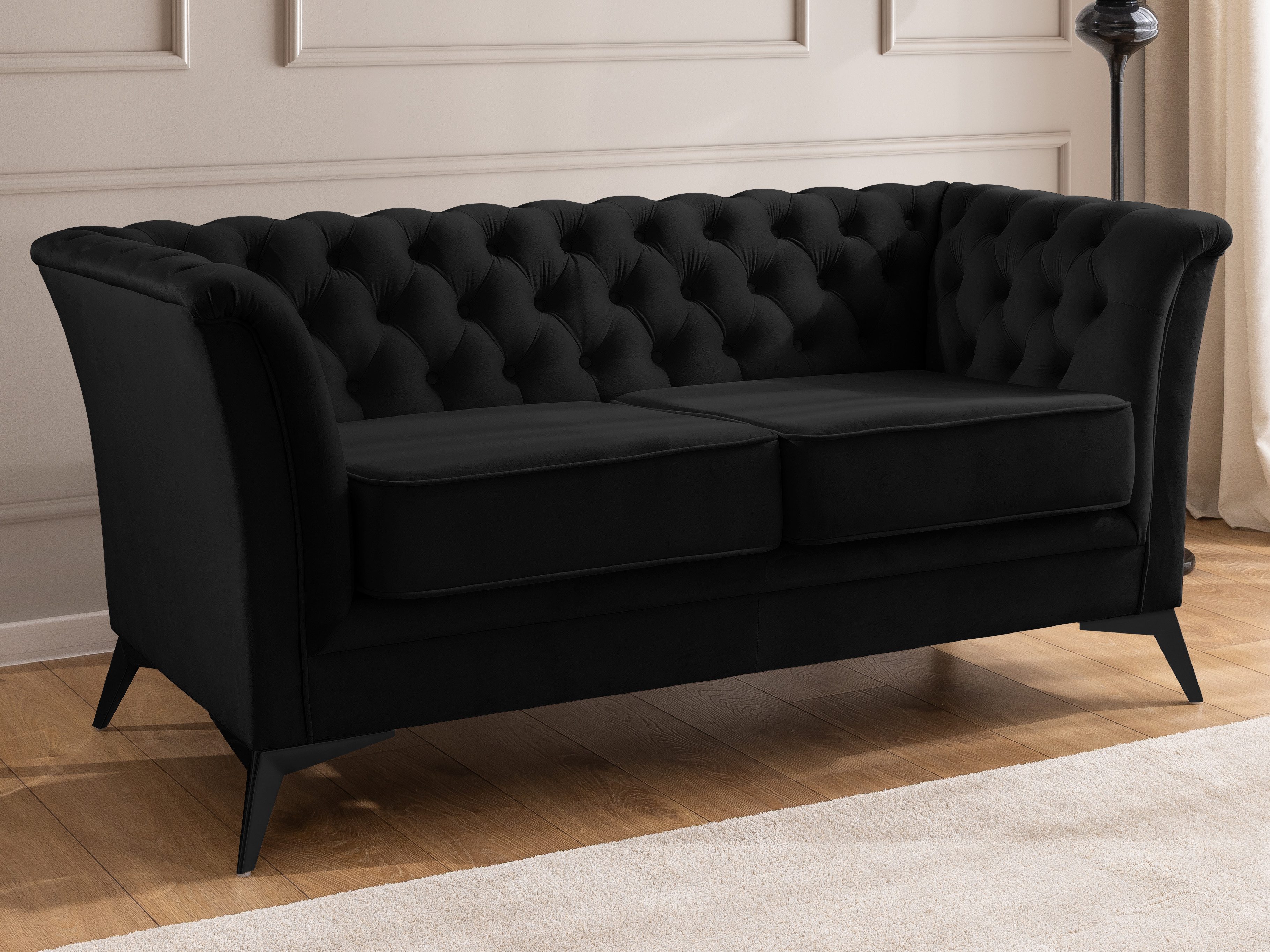 S-Style Möbel Chesterfield-Sofa Whitby, 2-Sitzer aus günstig online kaufen