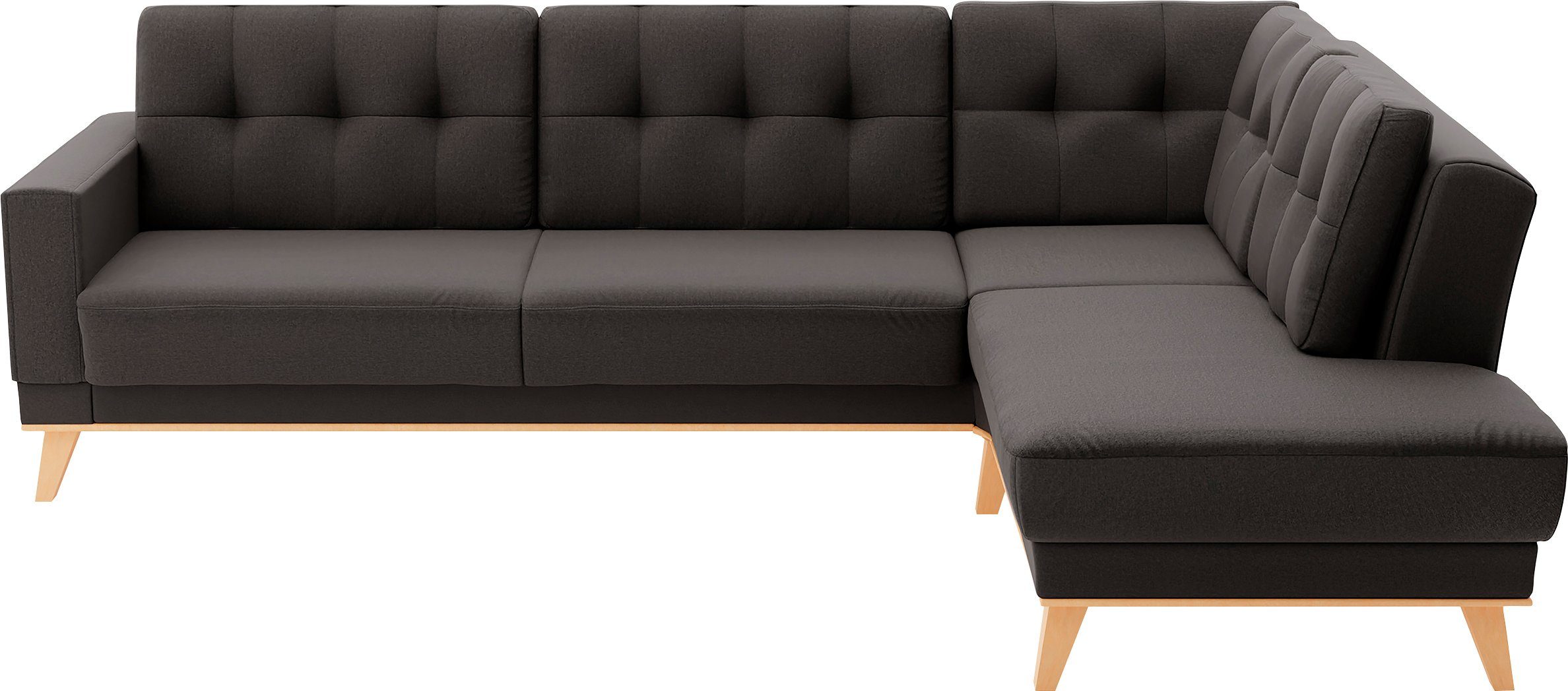 sit&more Ecksofa Lavida, Bettkasten mit wahlweise Kippfunktion und