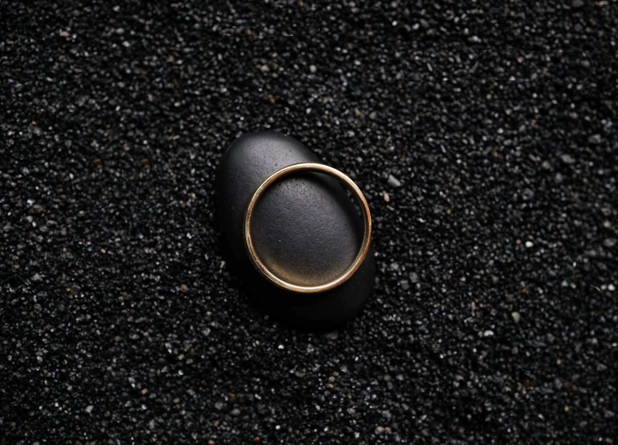 Sternvoll Fingerring Trauringe 585 Gold, Hochglanzpoliert, Handgefertigt in Stuttgart, Handgefertigt 585 Gold, Hochglanz, Klassisches Design