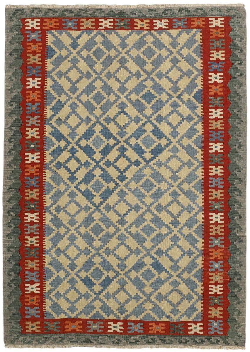 Orientteppich Kelim Fars 169x235 Handgewebter Orientteppich / Perserteppich, Nain Trading, rechteckig, Höhe: 4 mm | Kurzflor-Teppiche