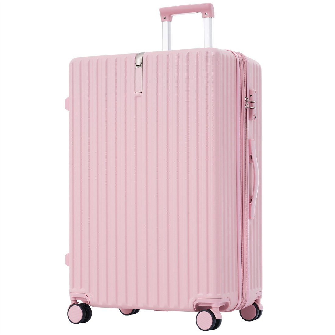 DÖRÖY Koffer Hartschalen-Koffer,Rollkoffer,Reisekoffer,65*43*28cm, rosa