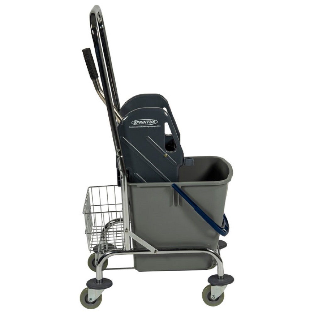 Sprintus Putzwagen Sprintus Einfachfahreimer Chrom