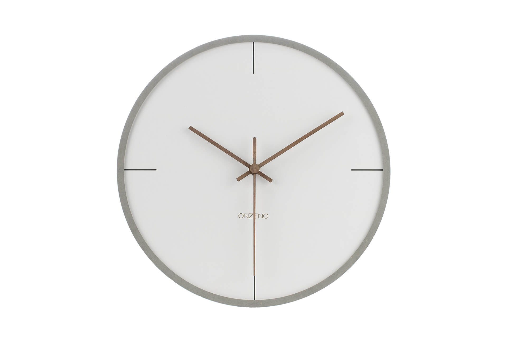 ONZENO Wanduhr THE MATURE. 29x29x0.5 cm (handgefertigte Design-Uhr) | Wanduhren