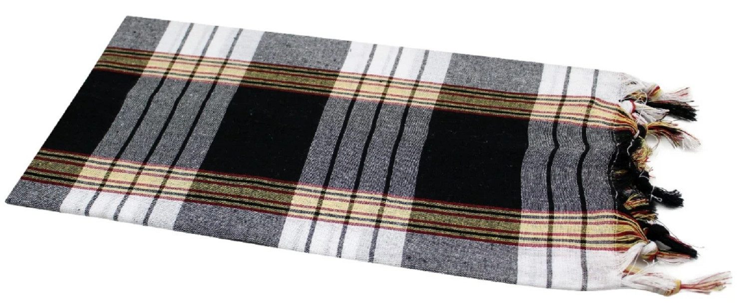 Dufte Momente Hamamtuch Classic kariert, (80% Baumwolle/20% Polyester), leicht, saugfähig, schnell trocknend