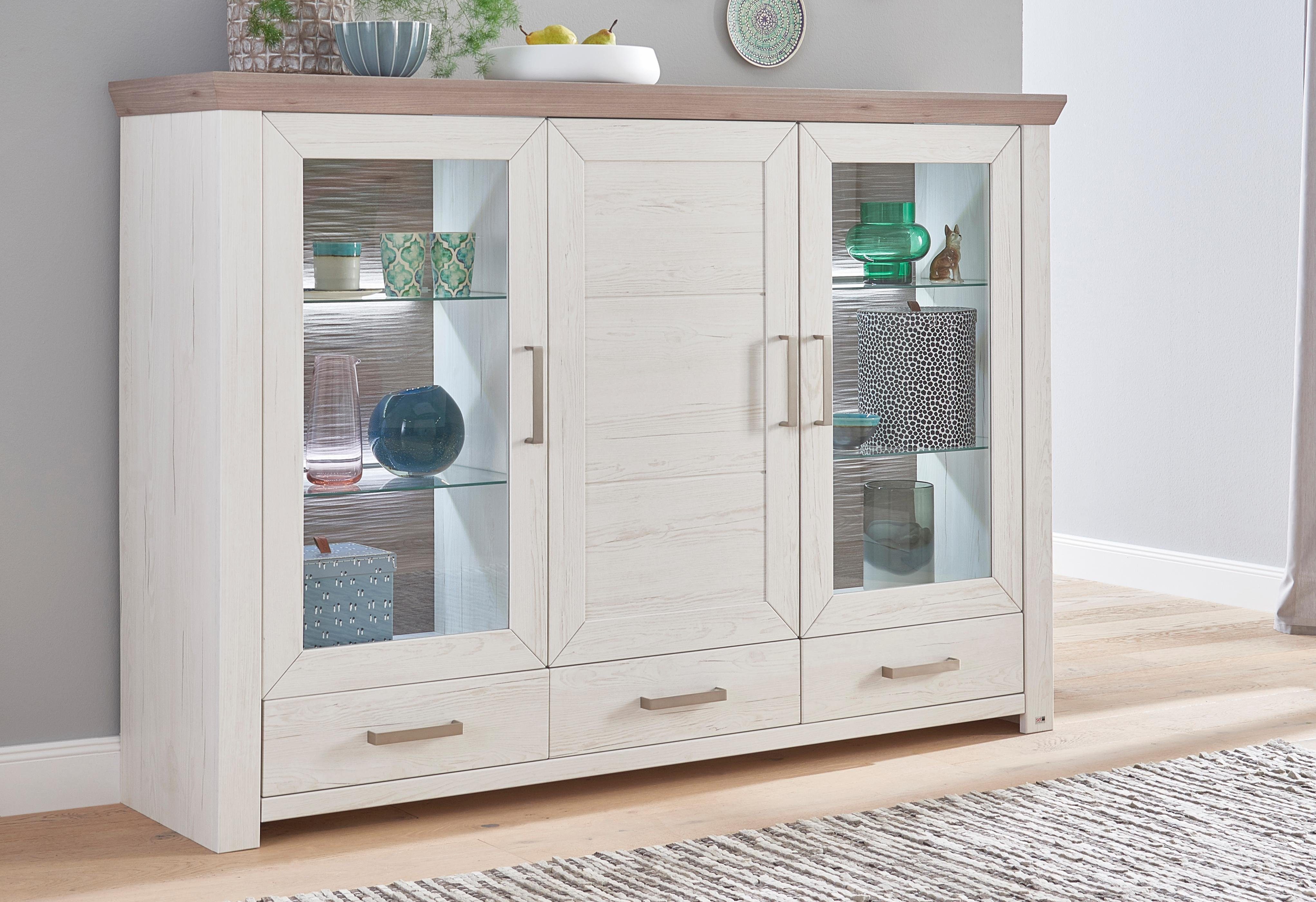 set one by Musterring Highboard york, Typ 57,Breite 184 cm